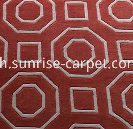 hand tufted carpet with design 2